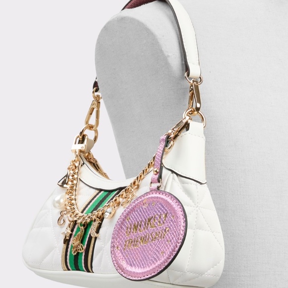 ALDO WICKED Shoulder Crossbody Bag, Charms Bag Tag NWT - Picture 6 of 6